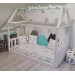 Дитяче ліжко-будиночок Ольвія з бортиками
