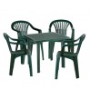 Набір стіл Fiocco і 4 крісла Altea зелений